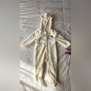 Hello Kitty Cream Fleece One Piece